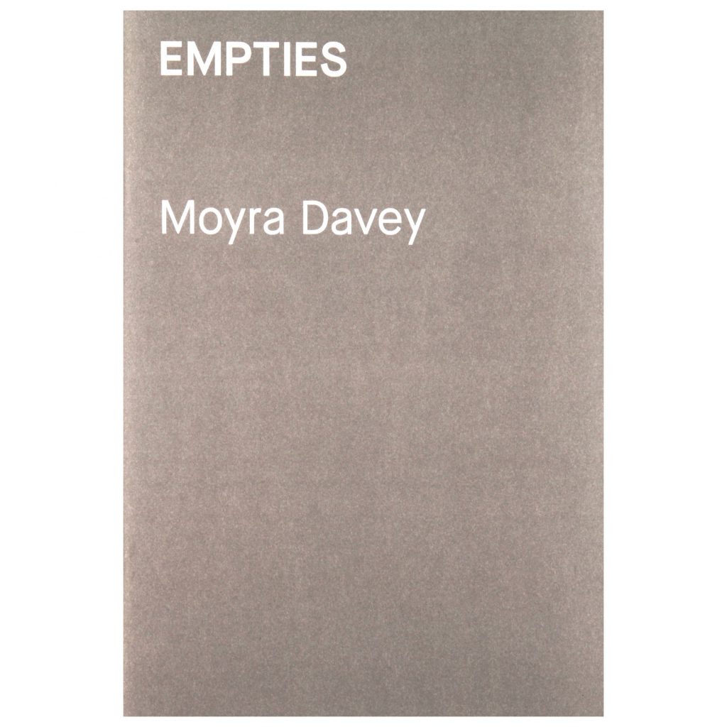 Moyra Davey Empties exhibition publication