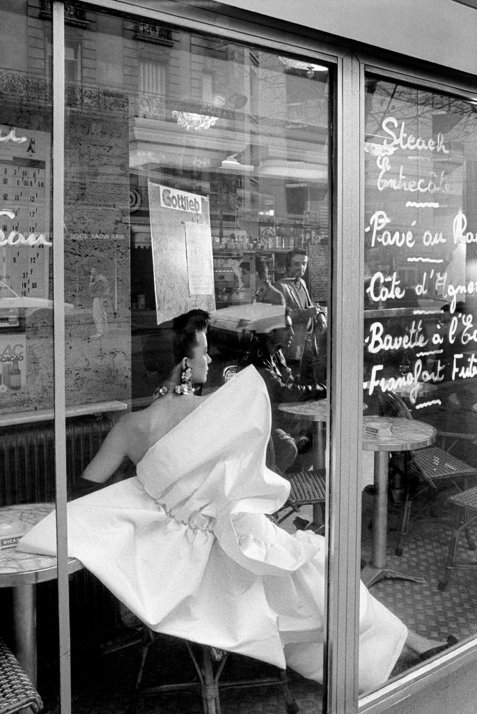 1989, Paris, for L'Officiel, evening dress