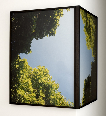 Matt Keegan, Skypocket, 2006, C-prints with custom frame diptych, each: 152.4 x 101.6 cm. Image courtesy Kim Heirston of Art Advisory, New York