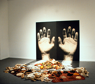 Ron Benner, All That Has Value, installation detail, 1996