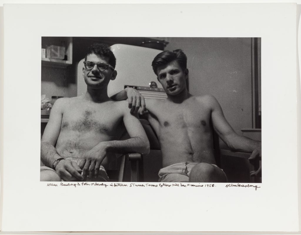 Allen Ginsberg and Peter Orlovsky, 5 Turner Terrace, 1955