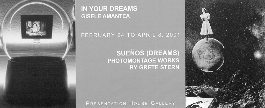 Dreams, Gallery Invitation - front