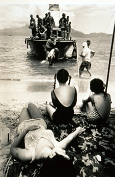 Marines landing on the beach, Danang 1970