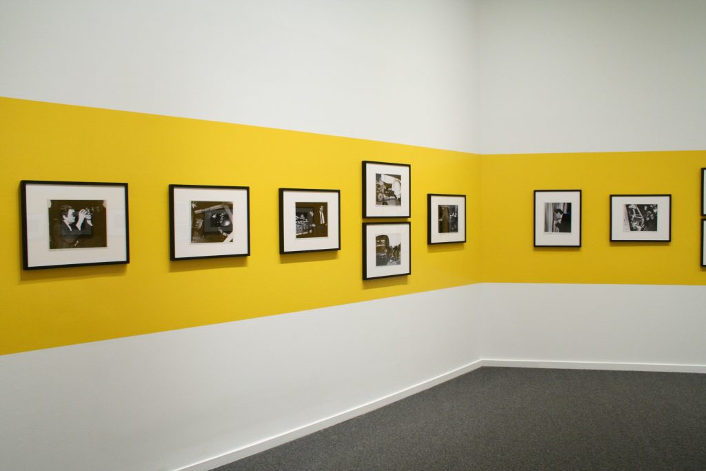 Installation view of Strangelove's Weegee