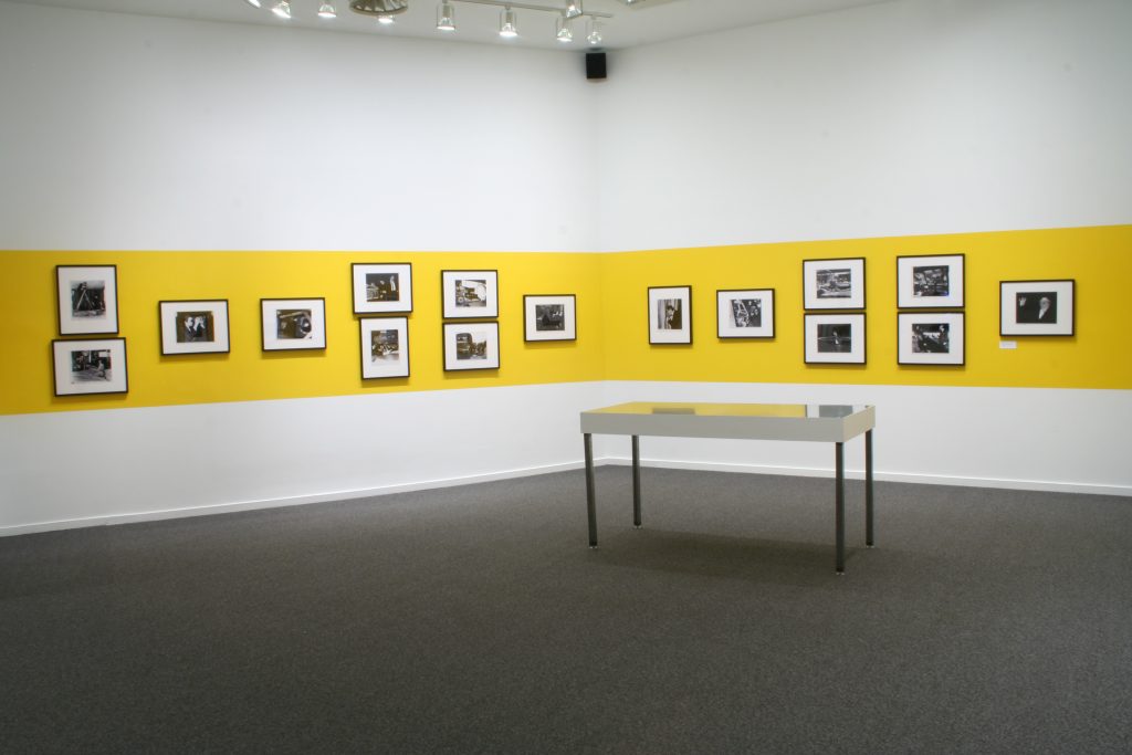 Installation view of Strangelove's Weegee