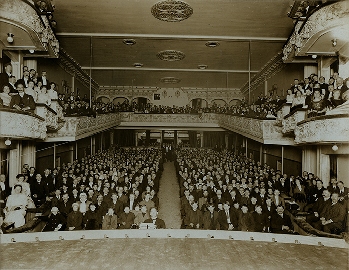 Bullen & Lamb, "Lonsdale Theatre, North Vancouver, Grand Opening Night, Dec. 11, 1911,”  gelatin silver print (1389)