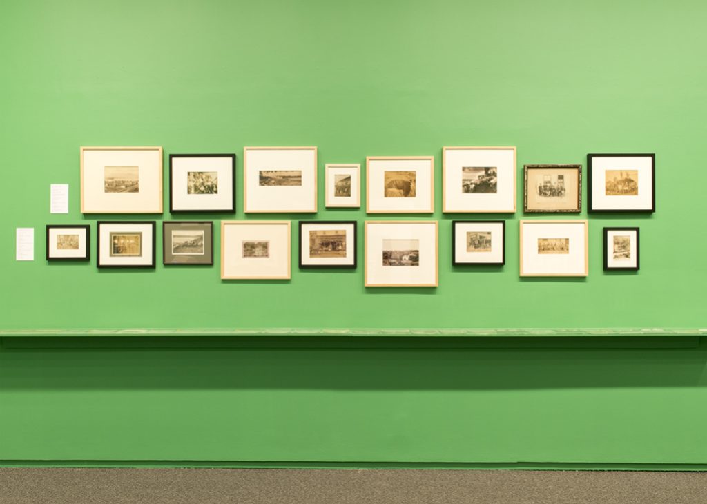 Installation image, 'NANITCH: Early Photographs of British Columbia from the Langmann Collection', courtesy of SITE Photography