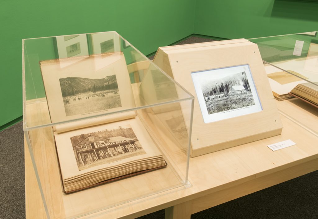 Installation image, 'NANITCH: Early Photographs of British Columbia from the Langmann Collection', courtesy of SITE Photography