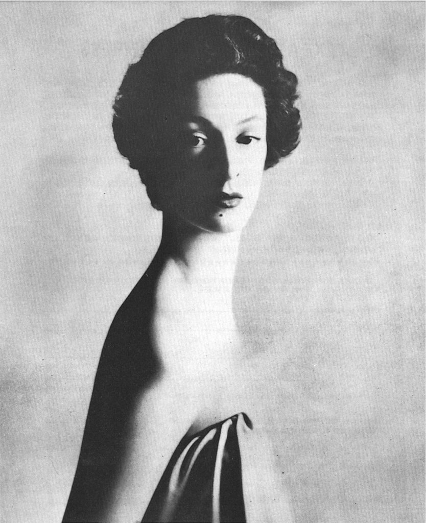 Portrait of Fiat Heiress, Marella Agnelli, chosen by the Metropolitan Museum, New York, as the catalogue cover for the exhibition