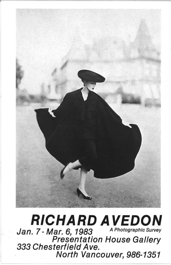 Richard Avedon, Gallery Invitation #1