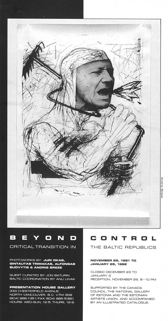 Beyond control, Gallery Invitation