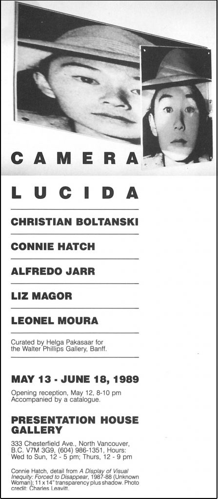 Camera Lucida, Gallery Invitation