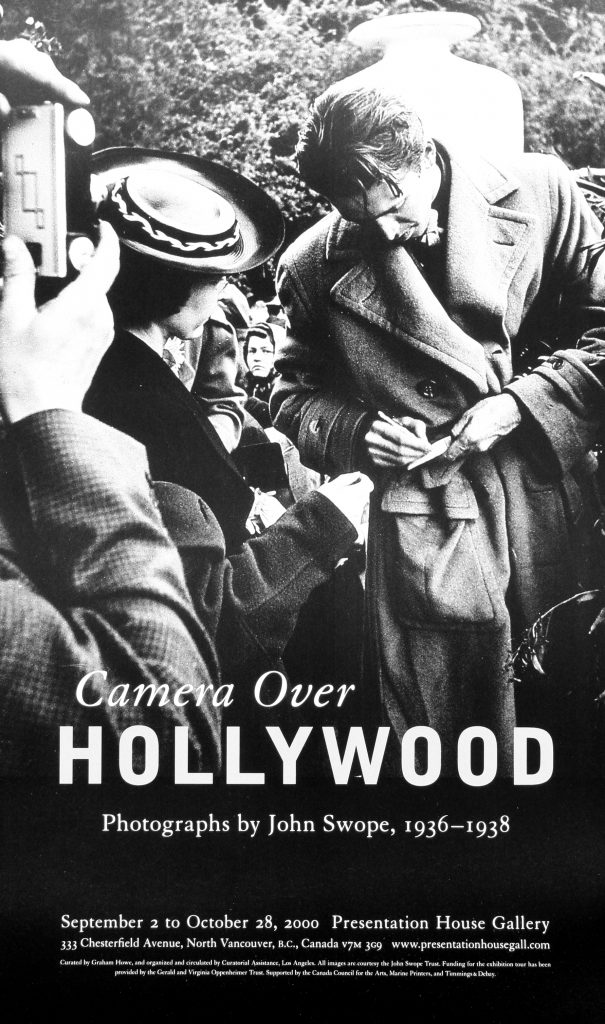 Poster for the exhibition "Camera over Hollywood"