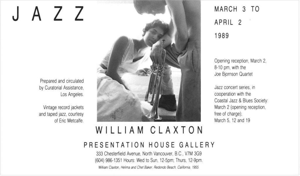 Claxton, Jazz, Gallery Invitation