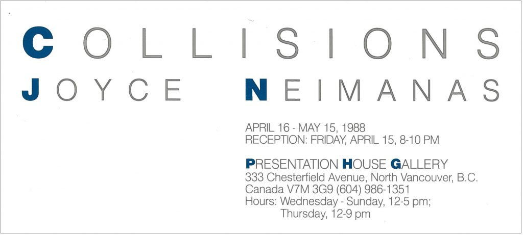 collisions, Gallery Invitation