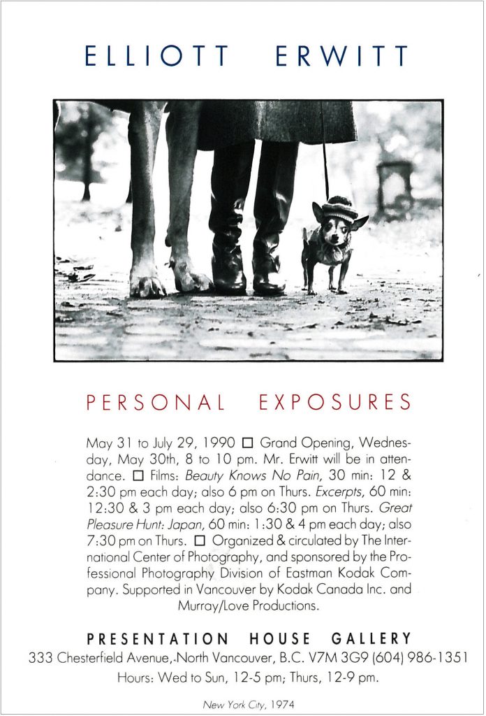 Elliott Erwitt: Personal Exposures - The Polygon Gallery