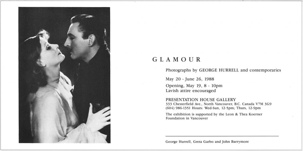 Glamour, Gallery Invitation