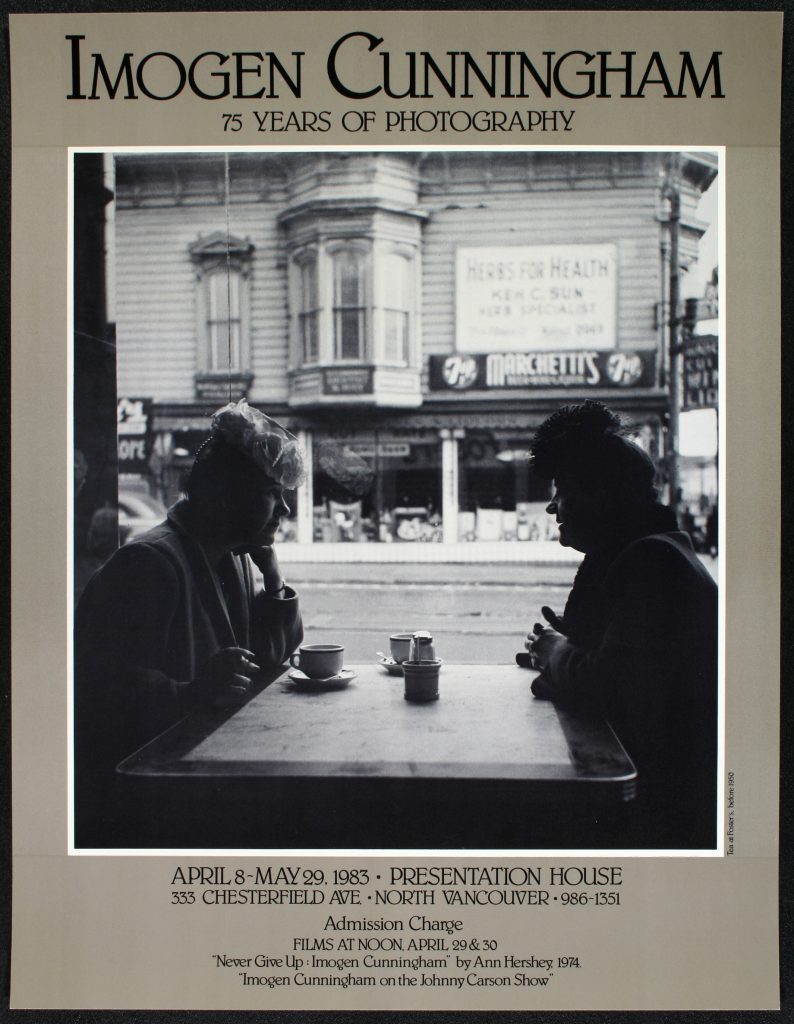 Imogen cunningham, Gallery Invitation