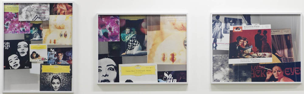 Annette Kelm, Herbert Tobias, Record Covers, 2008 Tryptich, C-prints,  Courtesy Thea Westreich and Ethan Wagner