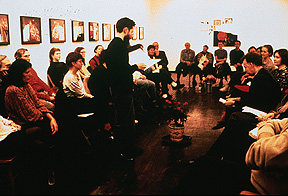 Denis Lessard, Les Roses, performance work, 1997