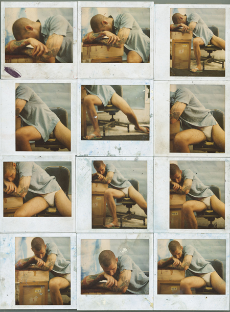 Attila Richard Lukacs & Michael Morris, After Goya, 2000 12 polaroid prints 31 cm x 40.5 cm each. Courtesy the artists.