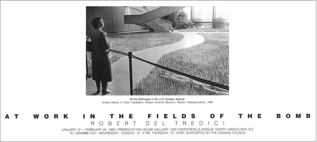 Work in the fields of the bomb, Gallery Invitation