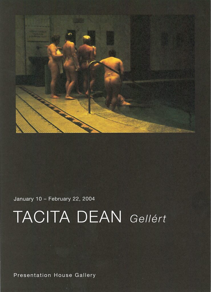 Tacita Dean, Gallery Invitation - front