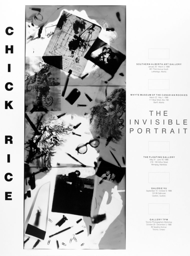 Poster for the exhibition "The Invisible Portrait"