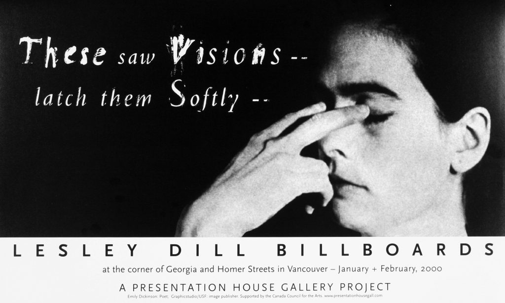 Poster for the exhibition "These Saw Visions"