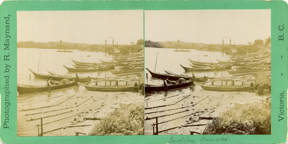 Richard Maynard, “Victoria, BC,” c. 1880, stereograph card (1084)