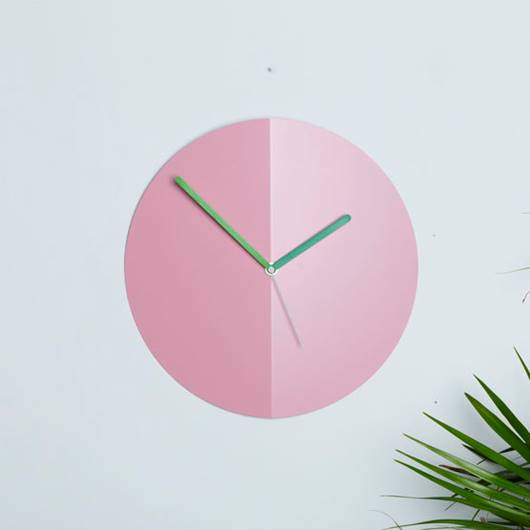 Mountain Fold Desk Clock by Block Design, available from The Polygon Shop