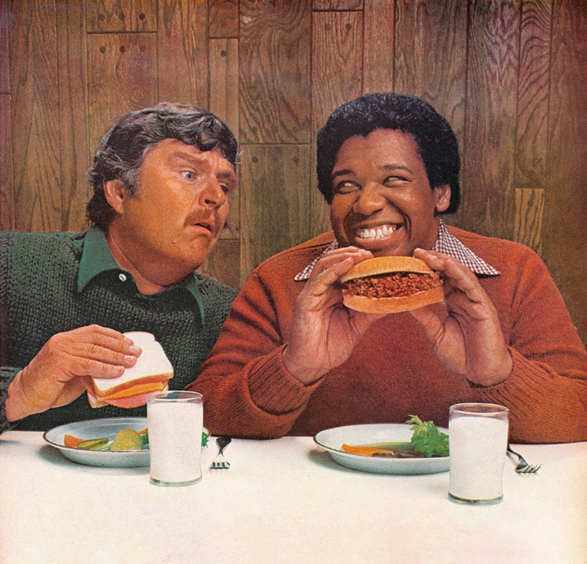 Hank Willis Thomas, The Mandingo Of Sandwiches, From The Series Unbranded: Reflections In Black By Corporate America, 1977/2007. Courtesy The Artist And Jack Shainmen Gallery, New York Hank Willis Thomas, The Mandingo Of Sandwiches, From The Series Unbranded: Reflections In Black By Corporate America, 1977/2007. Courtesy The Artist And Jack Shainmen Gallery, New York