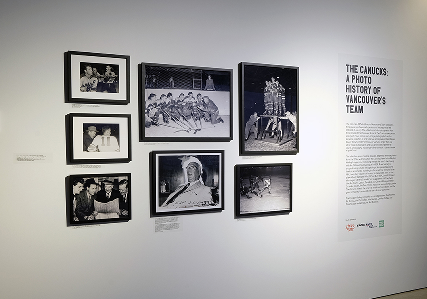 The Canucks - Installation view 2 - Title Wall