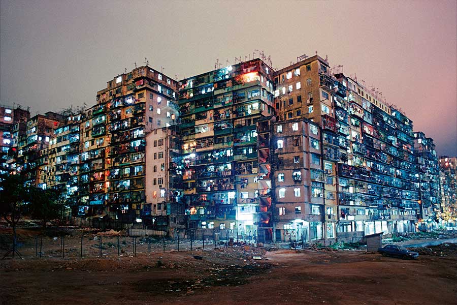 Greg Girard, Kowloon Walled City, from SE Corner, 1987
